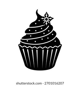 christmas cupcake creative design art