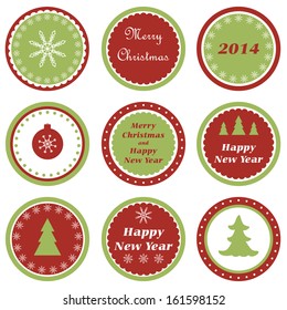 Christmas cupcake toppers