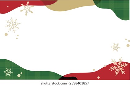 Christmas cute background frame material