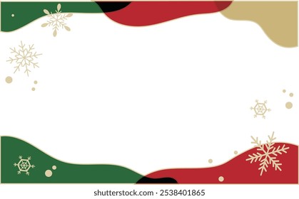 Christmas cute background frame material