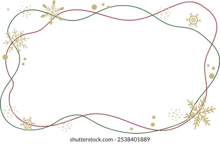 Christmas cute background frame material