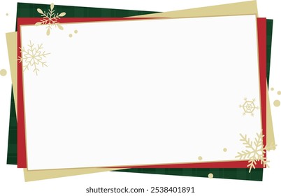 Christmas cute background frame material