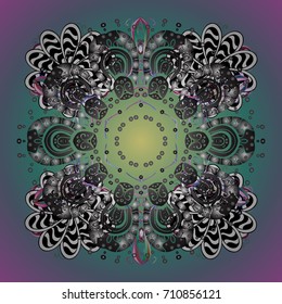 Christmas cute background with snowflakes abstract background. Snowflakes. Background. Holiday design for Christmas and New Year fashion prints. Vector illustration.