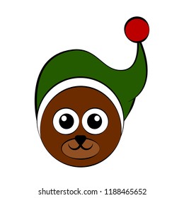 Christmas cute bear avatar