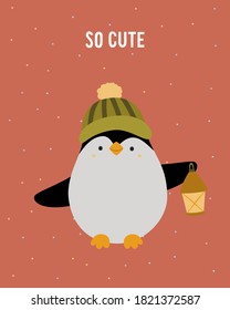 Christmas cute card. vector illustration