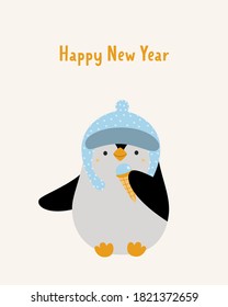 Christmas cute card. vector illustration