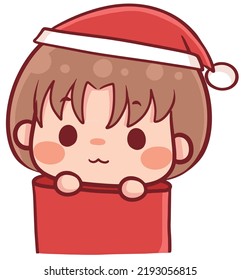 christmas cute cartoon kawaii drawing chibi