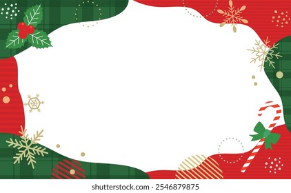 Quadro de fundo de ilustração bonito de Natal