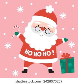 Christmas Cute Santa Claus Clipart