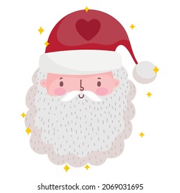 christmas cute santa icon style