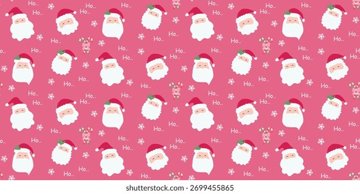 Natal bonito padrão sem emenda. Xmas coquette retro. Vintage elegante fundo da moda. Perfeito para tecido, papel de parede, decoração, embrulhar