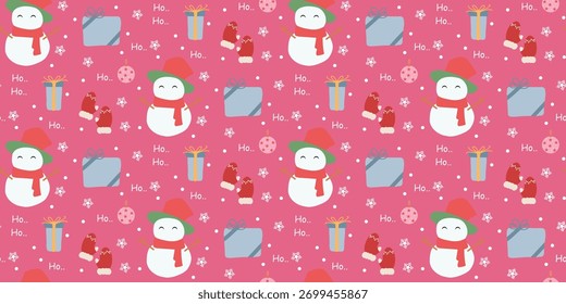 Natal bonito padrão sem emenda. Xmas coquette retro. Vintage elegante fundo da moda. Perfeito para tecido, papel de parede, decoração, embrulhar