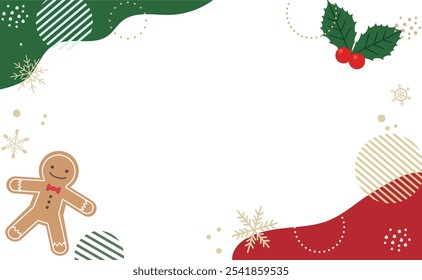 Christmas cute vector illustration background material