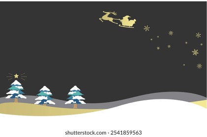 Christmas cute vector illustration background material