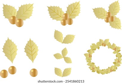 Christmas cute vector illustration background material