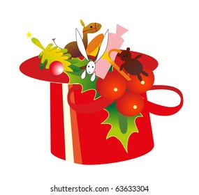 christmas cylinder