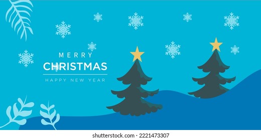 christmas day background sprucing up Vector. Shining Christmas decorations. New Year's poster, banner or banner design template. Winter vacation
