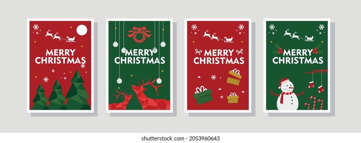 Christmas day backround snowman and christmas objects vector illustration Premium Vector
