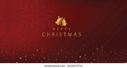 christmas day blackground red with space for text