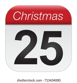 Christmas day calendar. Christmas day is coming, wish you all the best as always in this coming new year.