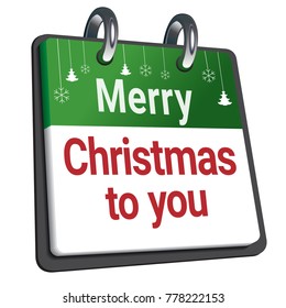 Christmas day calendar. Christmas day is coming, wish you all the best as always in this coming new year.