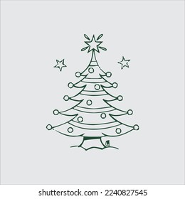 christmas day celebration icon vector