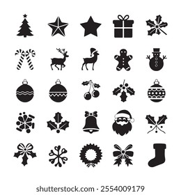 Christmas day coloring page cute holiday characters, gifts, and winter magic