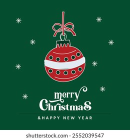 Christmas Day creative wishes poster Design