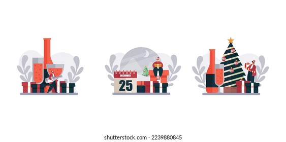 Christmas Day Flat Bundle Design