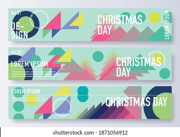 Christmas Day greeting background with fine composition for web banner, business presentations, flyers, posters, wallpapers. Vector eps 10