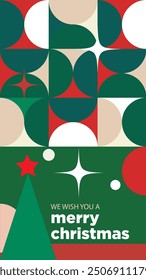 Christmas Day greeting card. December 25. graphic design for festival poster decoration, cards, gift cards