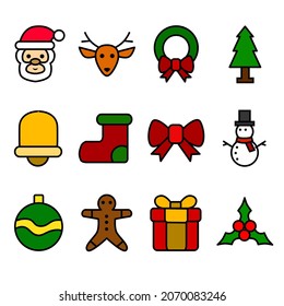 christmas day icon design. design for applications and presentations.