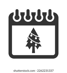 Christmas day icon, Vector Graphics