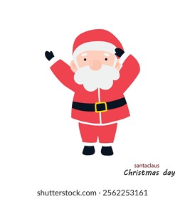 christmas day with santa claus character