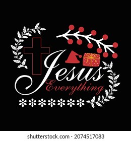 Christmas Day T Shirt Design And Vector Illustration. 