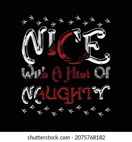 Christmas Day T Shirt Design And Vector Illustration. 