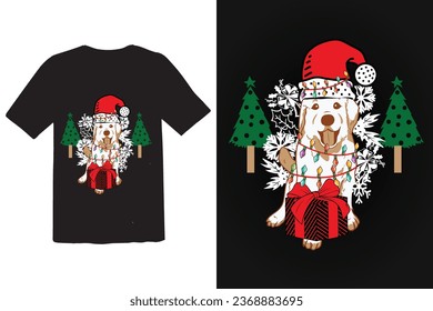 Christmas day Tshirt Design vector  using