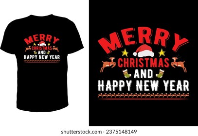 Christmas day t-shirt design vector