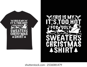 Christmas day t-shirt design vector