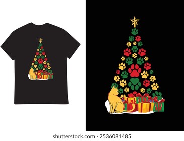 Christmas day t-shirt design vector