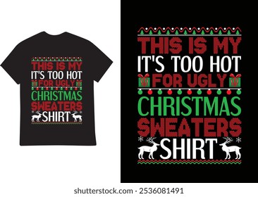 Christmas day t-shirt design vector