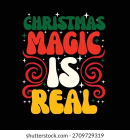 Vector de diseño de camiseta del día de Navidades