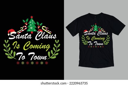 Christmas Day Typography and Graphic T-shirt Design