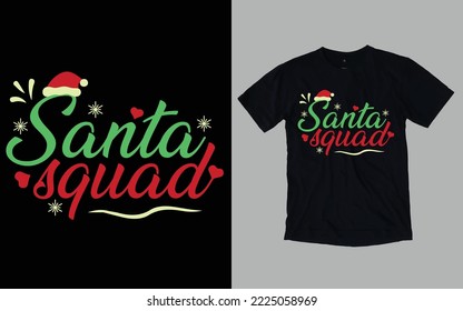 Christmas Day Typography and Graphic T-shirt Design