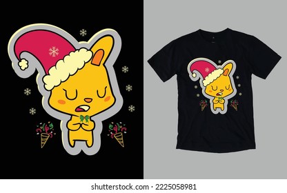 Christmas Day Typography and Graphic T-shirt Design