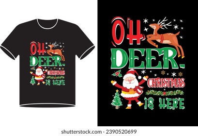 Christmas Day Typography and Graphic T-shirt Design