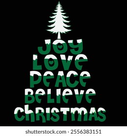 CHRISTMAS DAY typography t shirt design and vector file.