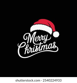 Christmas day typography vector arts for t shirt design