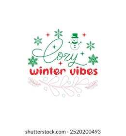 Christmas day typography vector t shirt design 