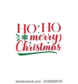 Christmas day typography vector t shirt design 